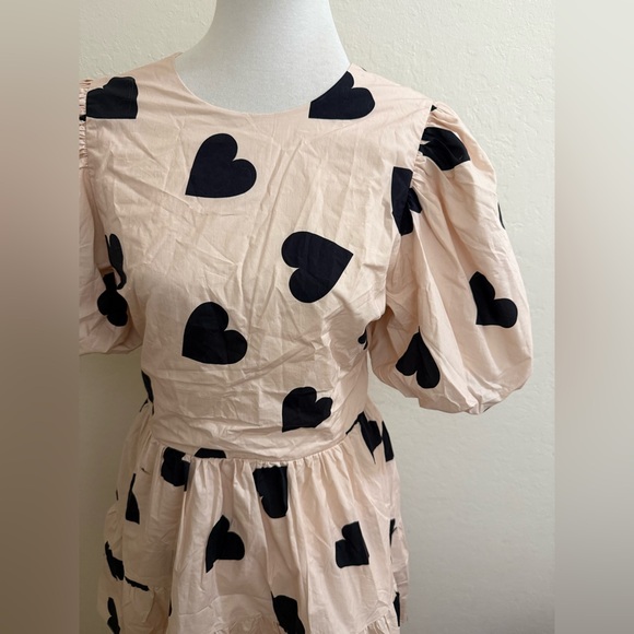 English Factory Black Heart Back Cutout Dress - Picture 3 of 3